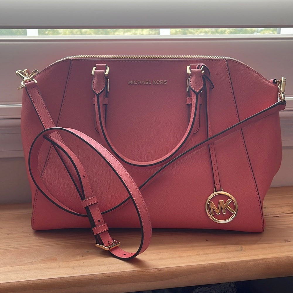Michael Kors Leather Satchel/Shoulder Bag